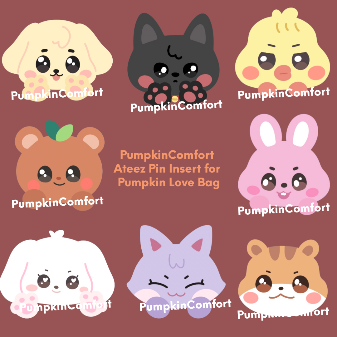 Pin Insert for Pumpkin Love Bag(: