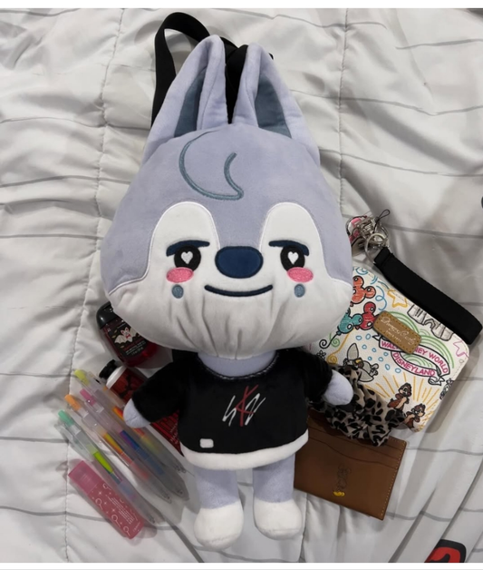 Plush Wolfy chan backpack & Crossbody plush!